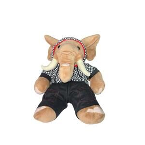 Animalland 2007 Elephant Plush Stuffed Animal‎ Hoodie Outfit